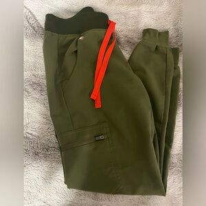 FIGS XXSP Olive Green Zamora Joggers